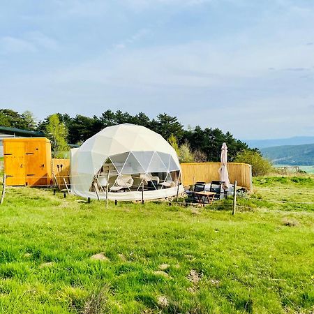 Glamping Hohe Wand - Zelt Mit Sternenfenster Und Whirlpool Hotel Maiersdorf ภายนอก รูปภาพ